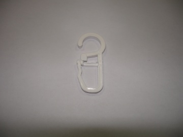 картинка трубчатий Гачок на кільце, Білий от магазина Карнизы