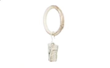 картинка Кільце з Жабкою 16 мм, 10 шт, Біле Золото от магазина Карнизы