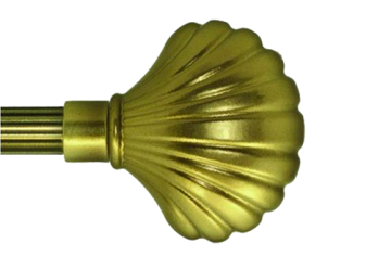 картинка Мушля 16 мм, Зелене Золото от магазина Карнизы