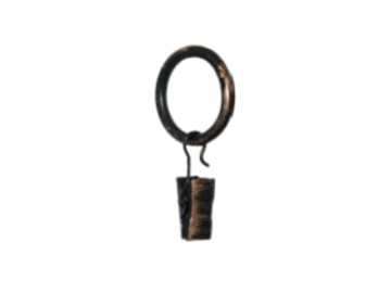картинка Кільце з Жабкою 16 мм, 10 шт, Чорне Золото от магазина Карнизы