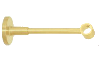 картинка ТР-1 закритий 16 мм, 14 см, Золото Матове от магазина Карнизы